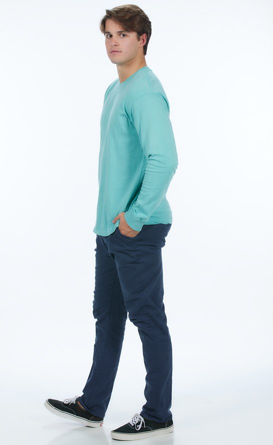 U.S.APPAREL | Garment Dyed Long SleeveTee - U.S.APPAREL