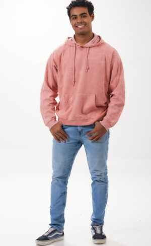 Mineral Washed Fleece Hoodie
