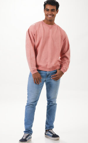 Mineral Washed Fleece Crew